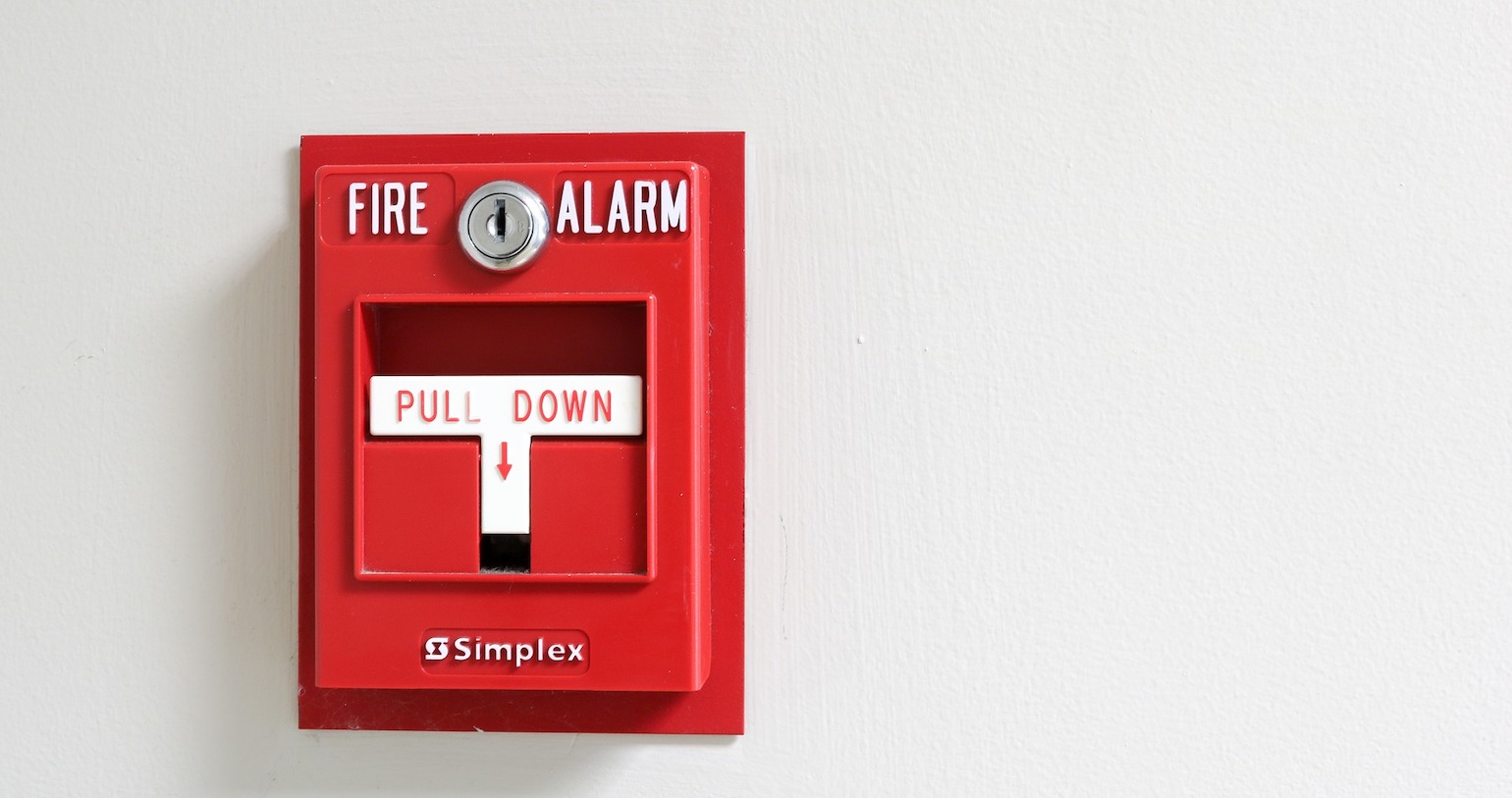 Simplex fire alarm panel